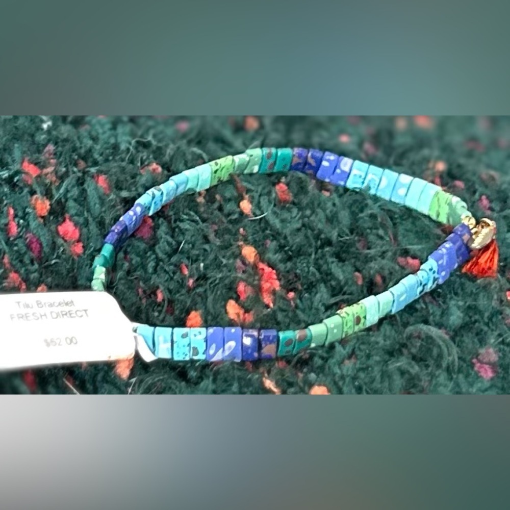 RARE SHASHI NWT FRESH DIRECT TILU BRACELET - Picture 3 of 14